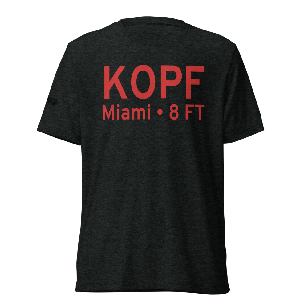 Miami-Opa Locka Executive Airport (KOPF) ICAO Tri-blend T-Shirt 