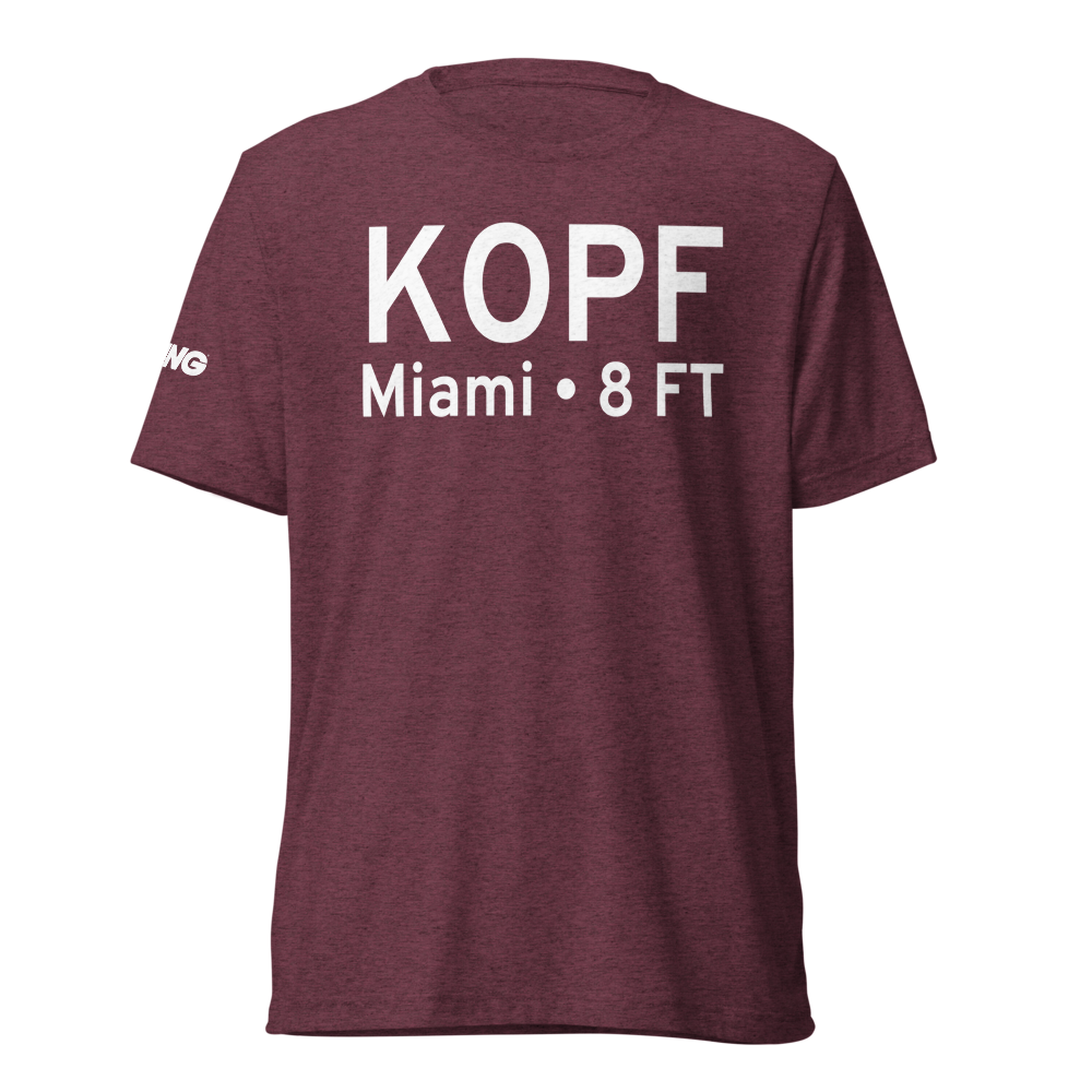 Miami-Opa Locka Executive Airport (KOPF) ICAO Tri-blend T-Shirt 