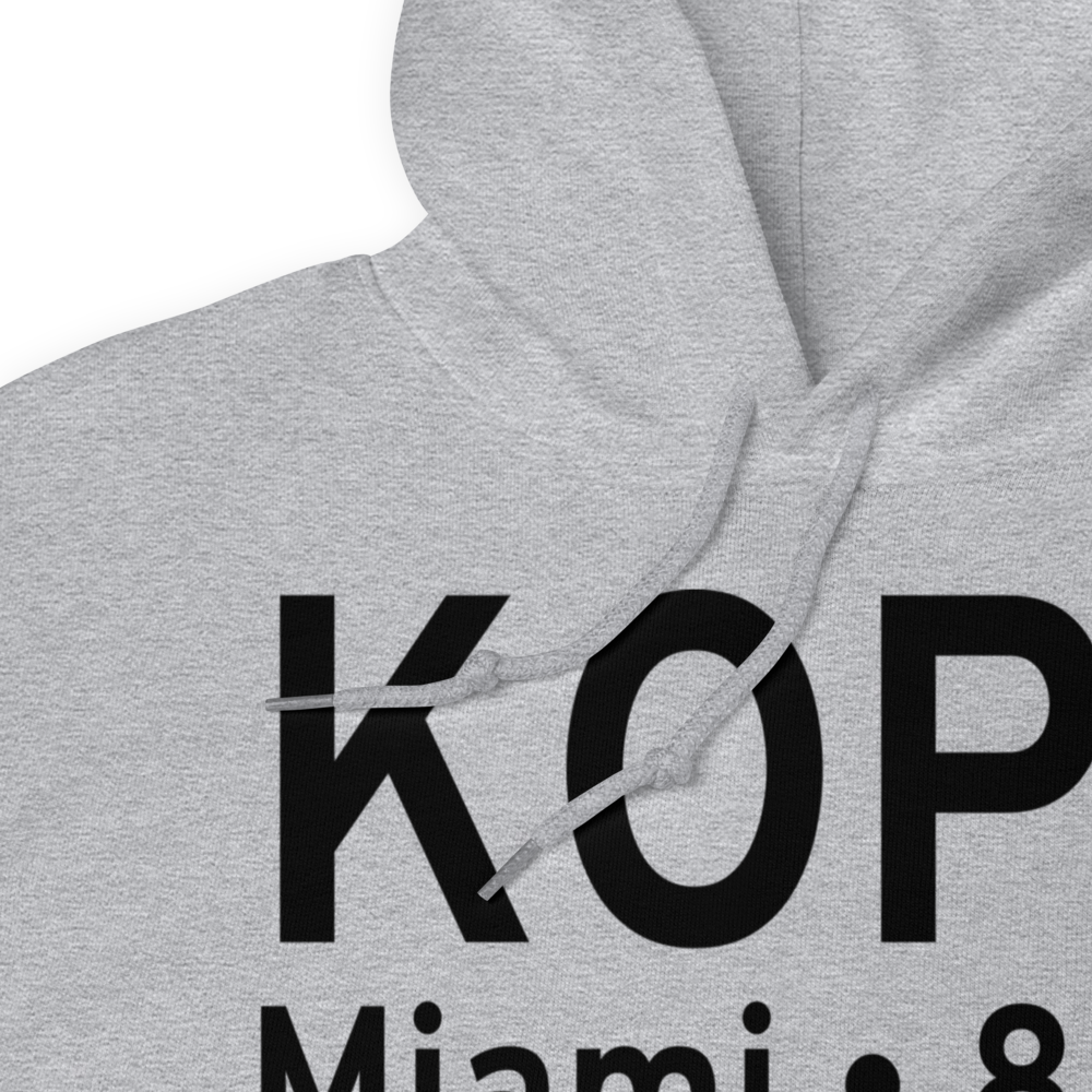 Miami-Opa Locka Executive Airport (KOPF) ICAO Hoodie Sweatshirt 
