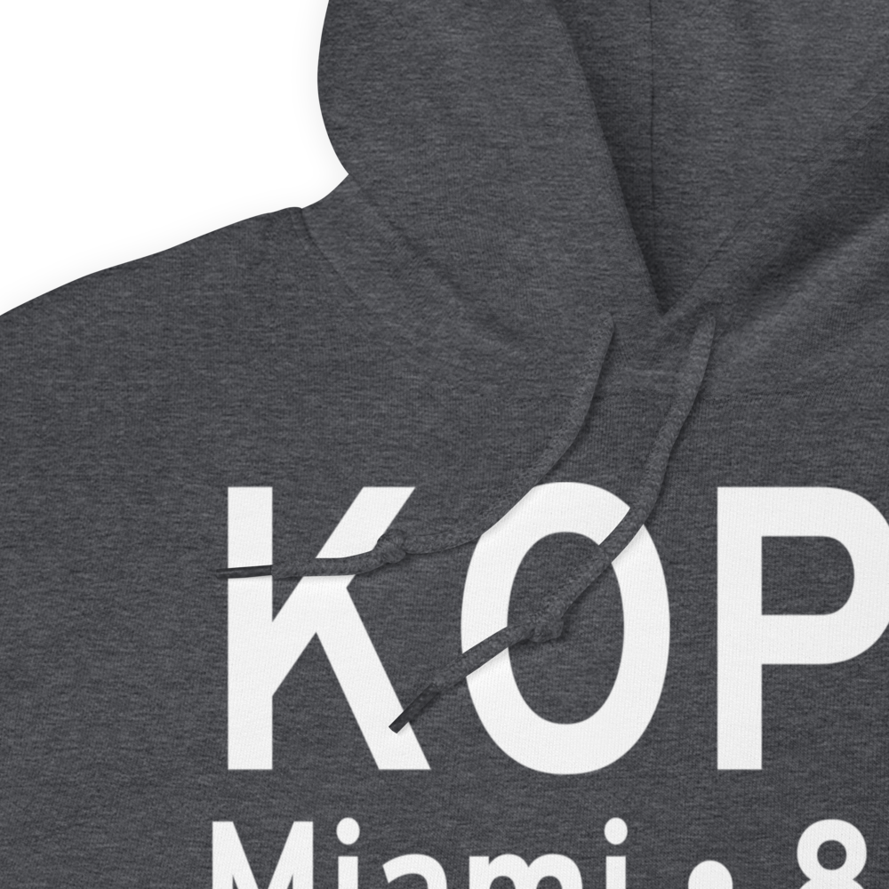 Miami-Opa Locka Executive Airport (KOPF) ICAO Hoodie Sweatshirt 