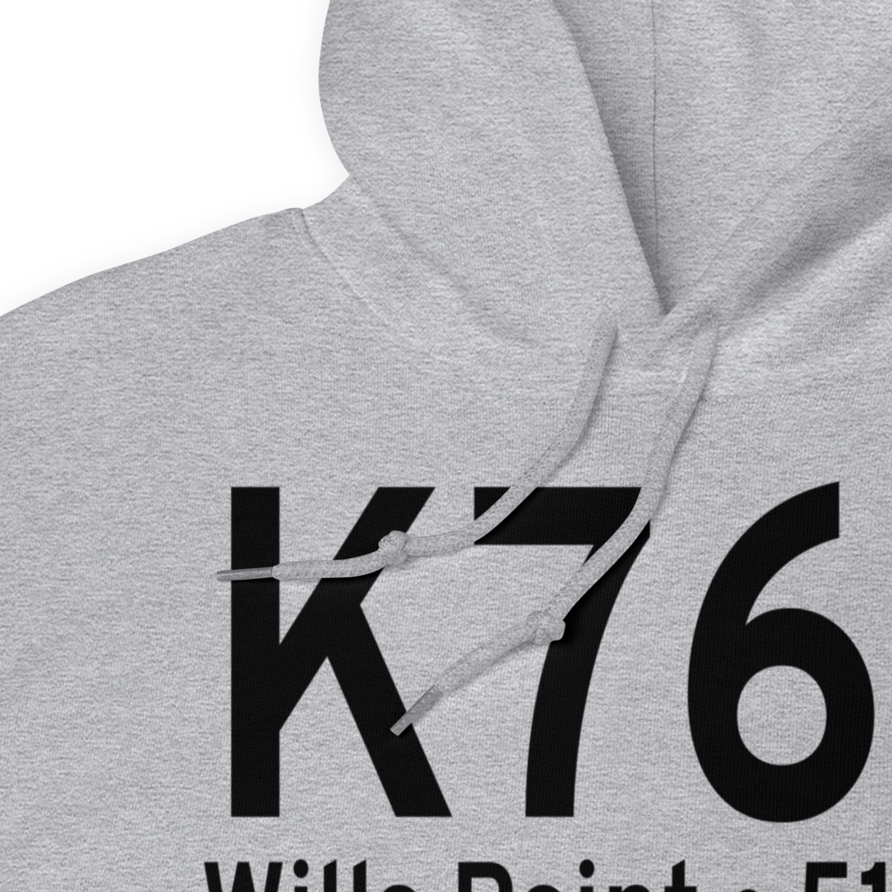 Van Zandt County Regional Airport (K76F) ICAO Hoodie Sweatshirt 