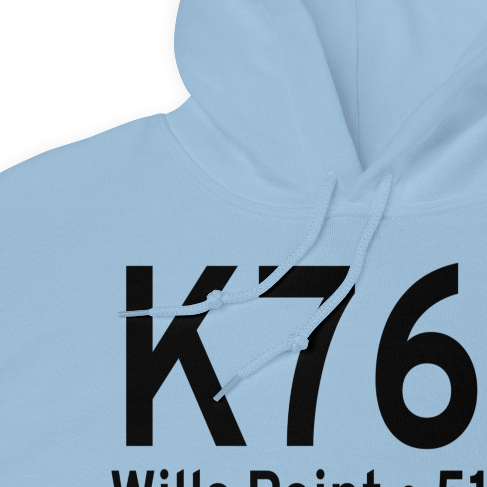 Van Zandt County Regional Airport (K76F) ICAO Hoodie Sweatshirt 