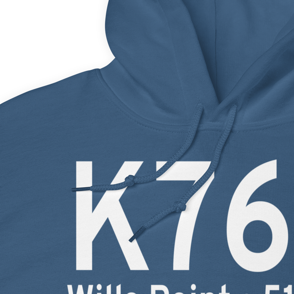 Van Zandt County Regional Airport (K76F) ICAO Hoodie Sweatshirt 