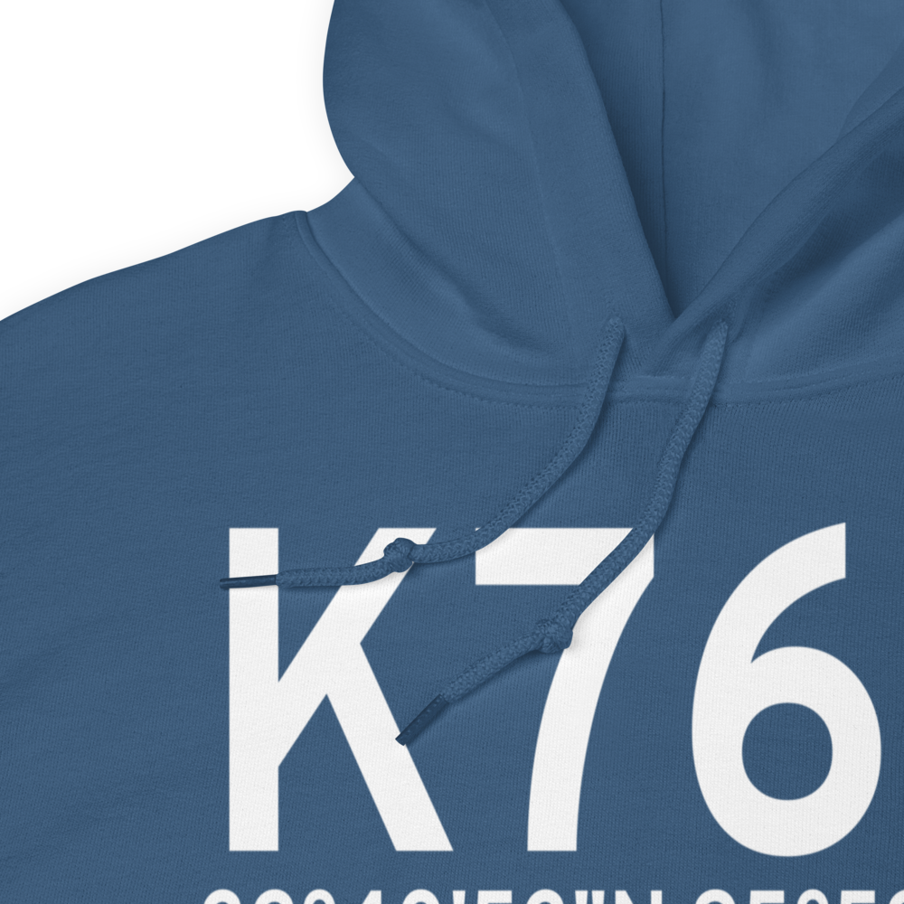 Van Zandt County Regional Airport (K76F) ICAO Hoodie Sweatshirt 