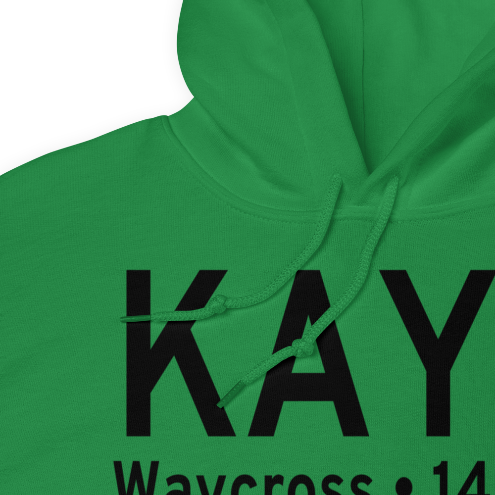 Waycross Ware County Airport (KAYS) ICAO Hoodie Sweatshirt 