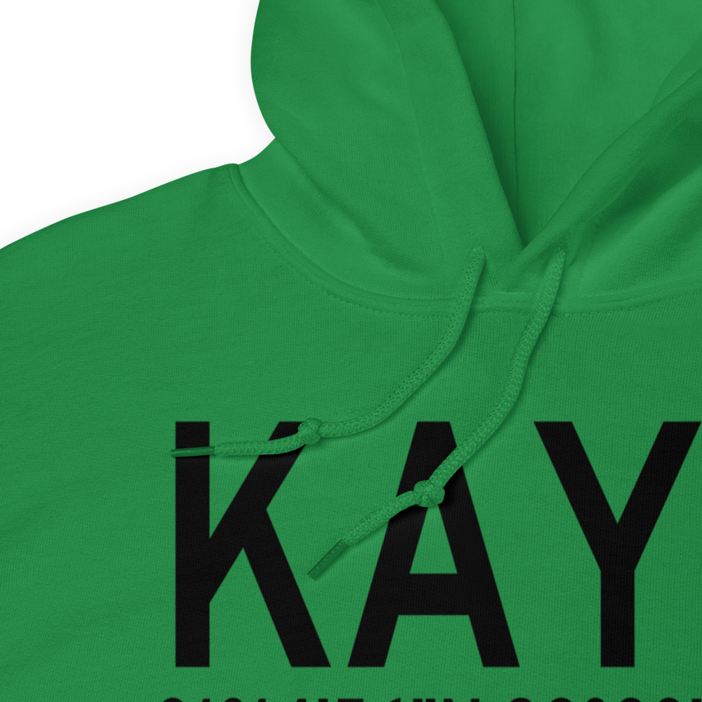 Waycross Ware County Airport (KAYS) ICAO Hoodie Sweatshirt 