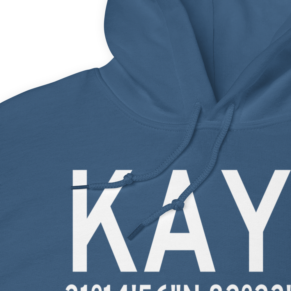 Waycross Ware County Airport (KAYS) ICAO Hoodie Sweatshirt 
