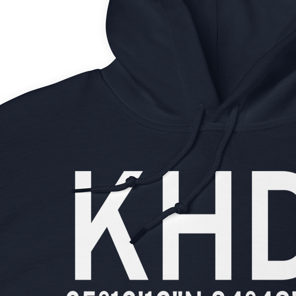 Hardwick Field (KHDI) ICAO Hoodie Sweatshirt 