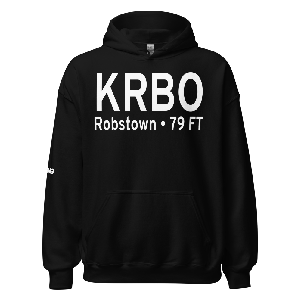 Nueces County Airport (KRBO) ICAO Hoodie Sweatshirt 