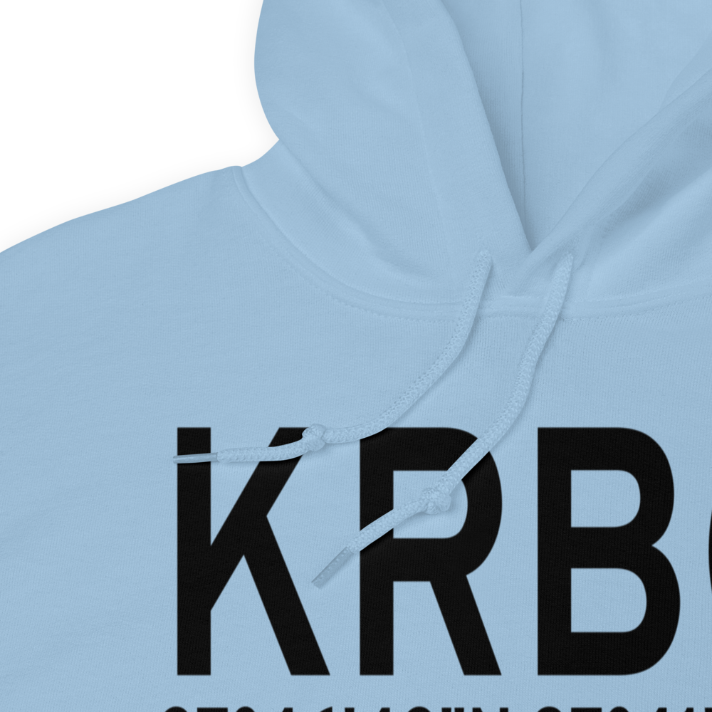 Nueces County Airport (KRBO) ICAO Hoodie Sweatshirt 