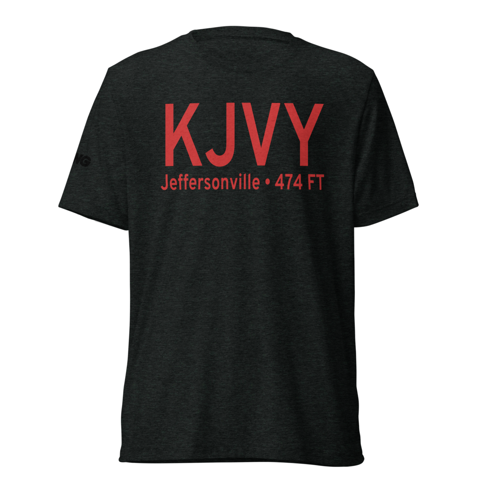 Clark Regional Airport (KJVY) ICAO Tri-blend T-Shirt 
