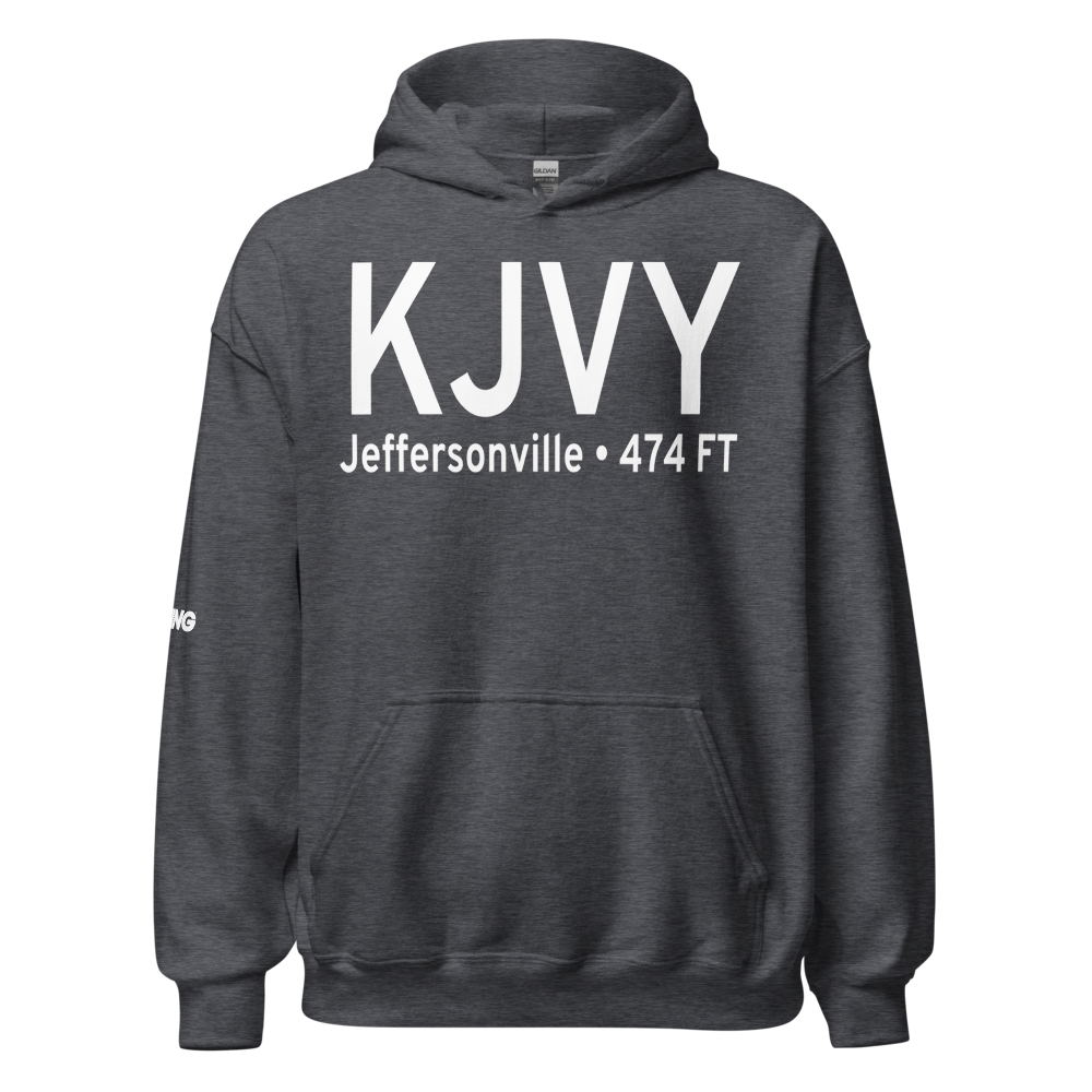 Clark Regional Airport (KJVY) ICAO Hoodie Sweatshirt 