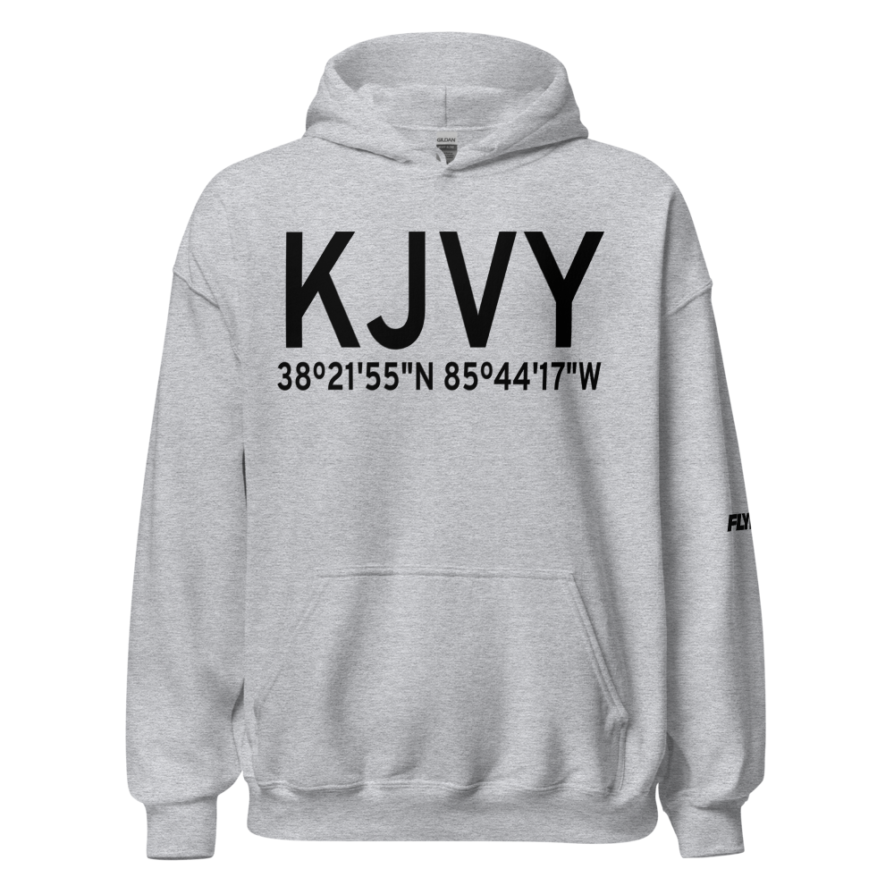 Clark Regional Airport (KJVY) ICAO Hoodie Sweatshirt 