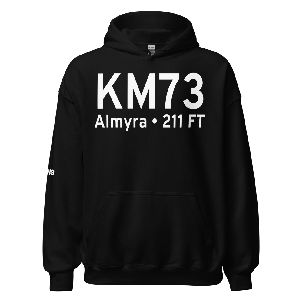 Almyra Municipal Airport (KM73) ICAO Hoodie Sweatshirt 