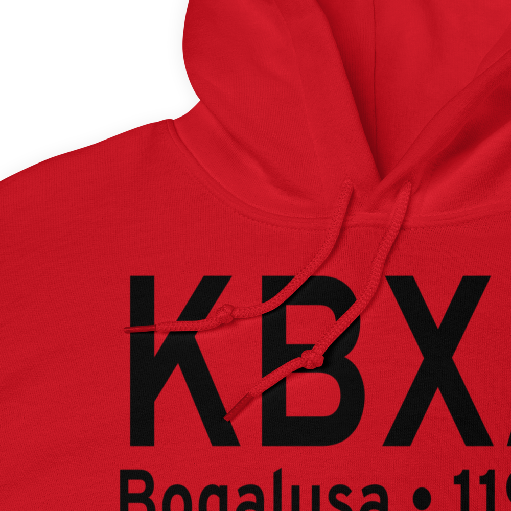 George R Carr Memorial Air Field (KBXA) ICAO Hoodie Sweatshirt 