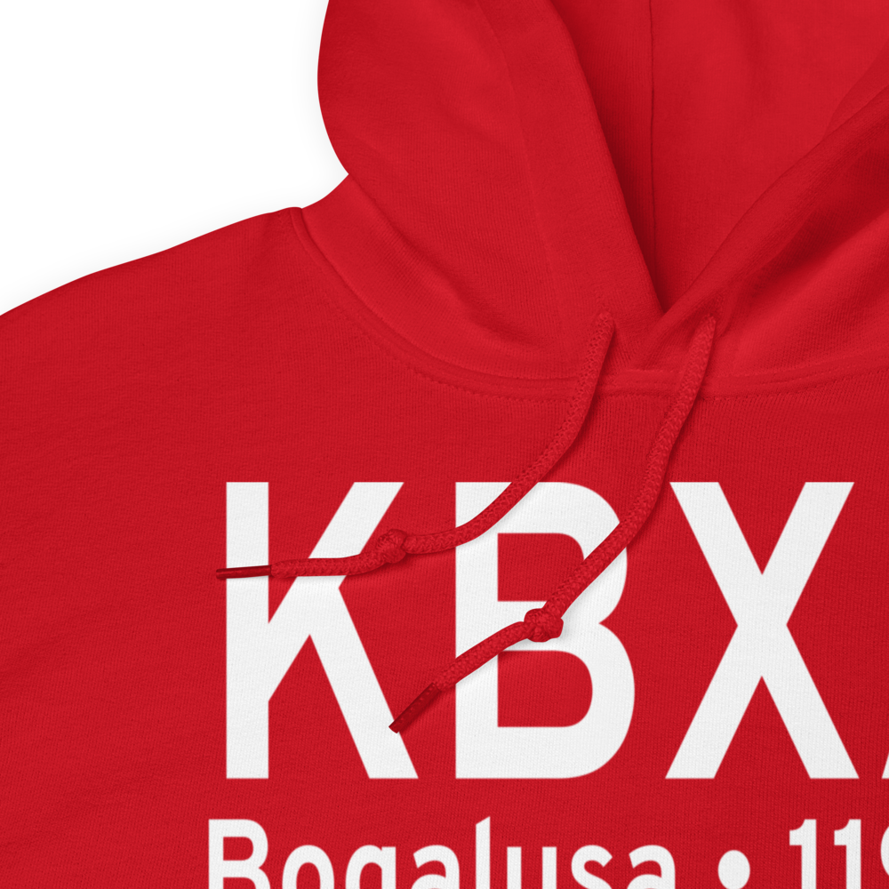 George R Carr Memorial Air Field (KBXA) ICAO Hoodie Sweatshirt 