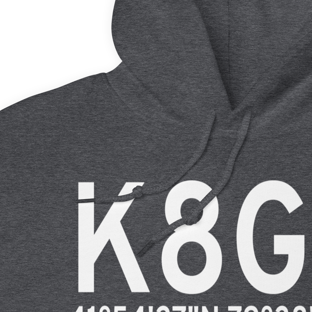 Corry Lawrence Airport (K8G2) ICAO Hoodie Sweatshirt 