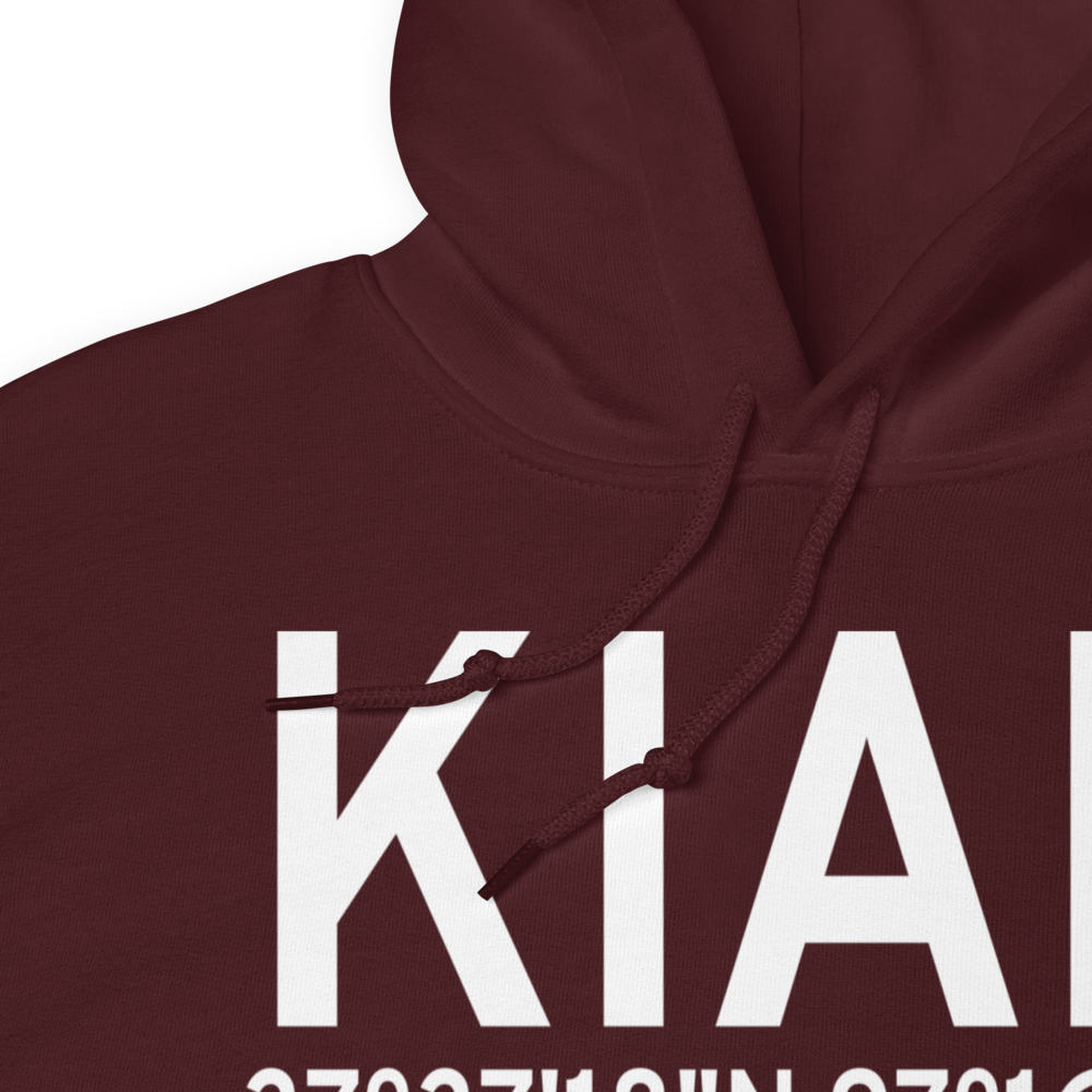 Mc Connell Air Force Base (KIAB) ICAO Hoodie Sweatshirt 