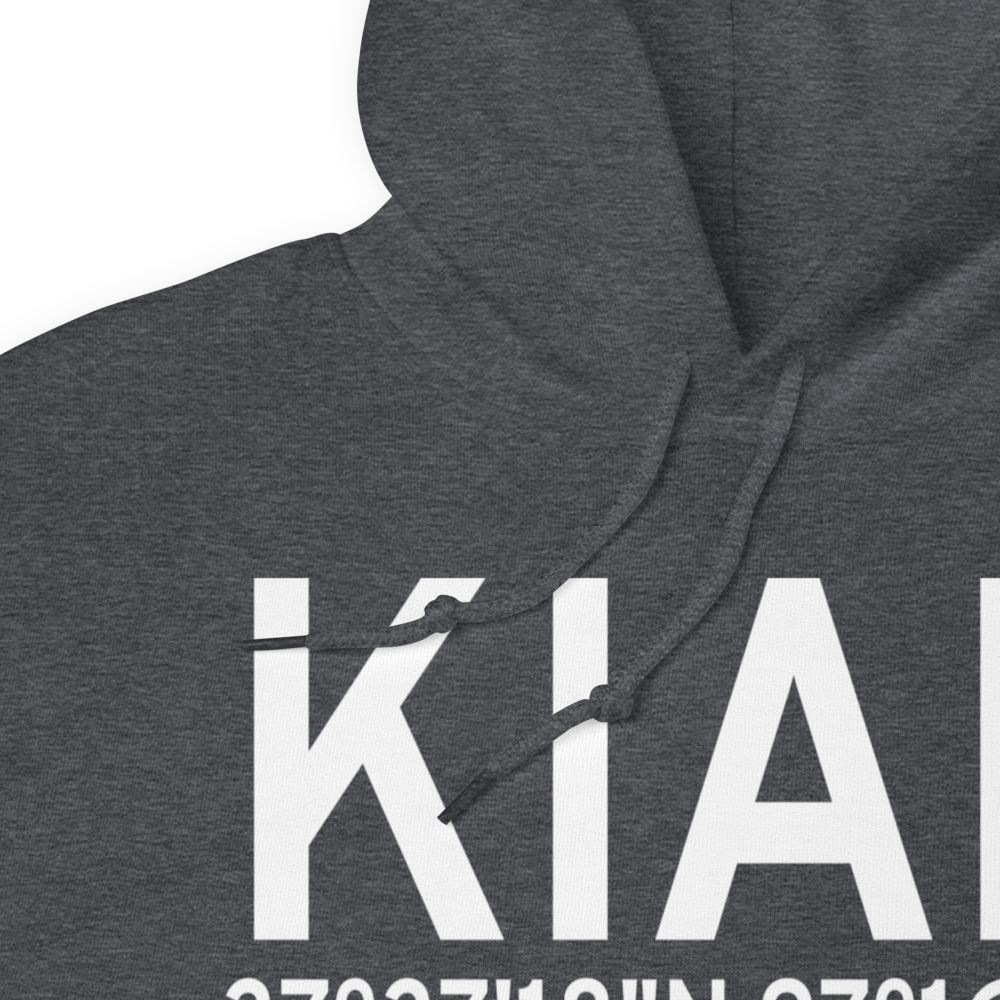 Mc Connell Air Force Base (KIAB) ICAO Hoodie Sweatshirt 