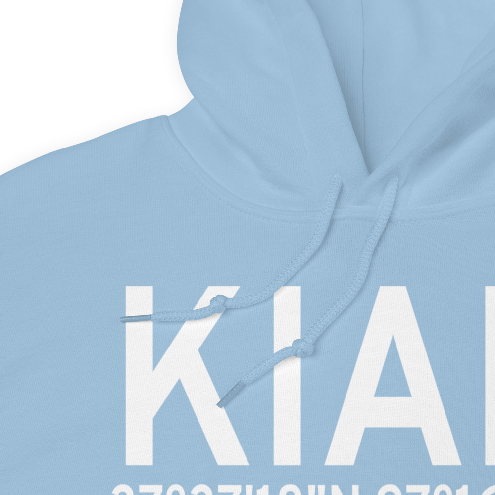 Mc Connell Air Force Base (KIAB) ICAO Hoodie Sweatshirt 