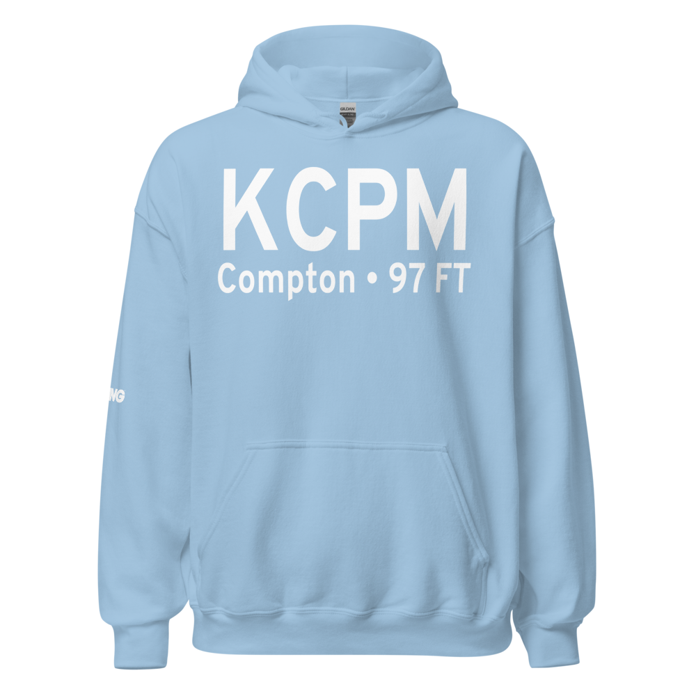 Compton Woodley Airport (KCPM) ICAO Hoodie Sweatshirt 