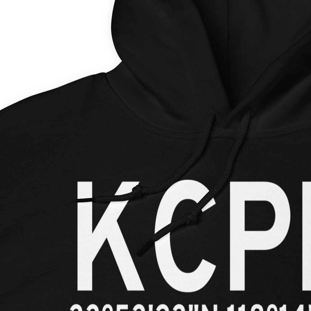 Compton Woodley Airport (KCPM) ICAO Hoodie Sweatshirt 