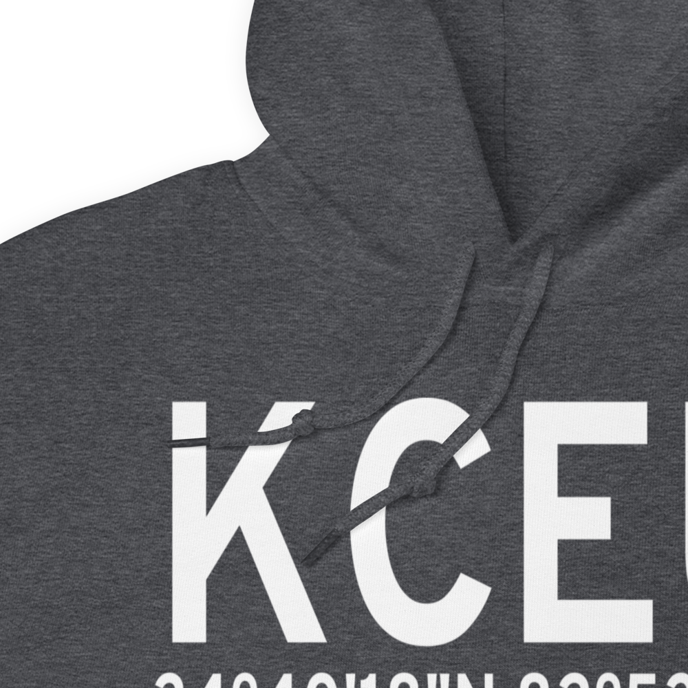 Oconee County Regional Airport (KCEU) ICAO Hoodie Sweatshirt 