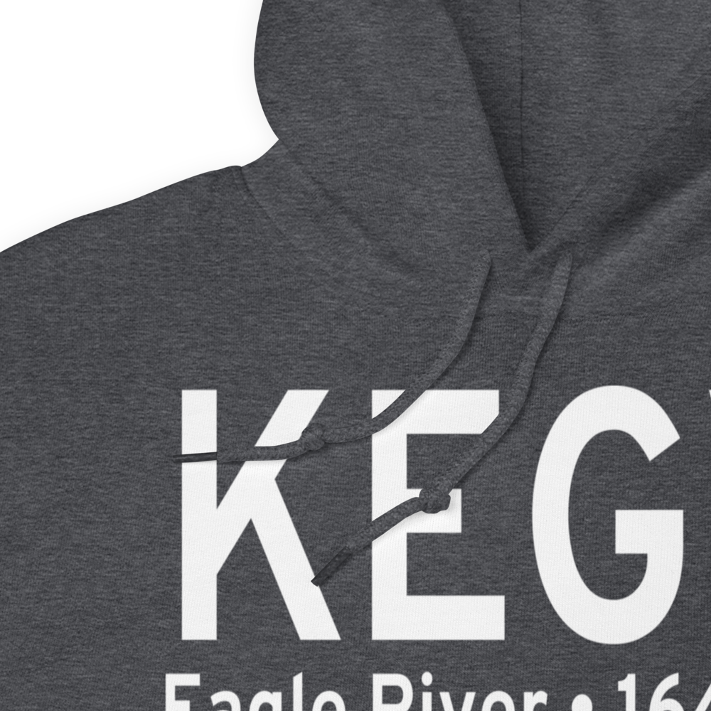 Eagle River Union Airport (KEGV) ICAO Hoodie Sweatshirt 