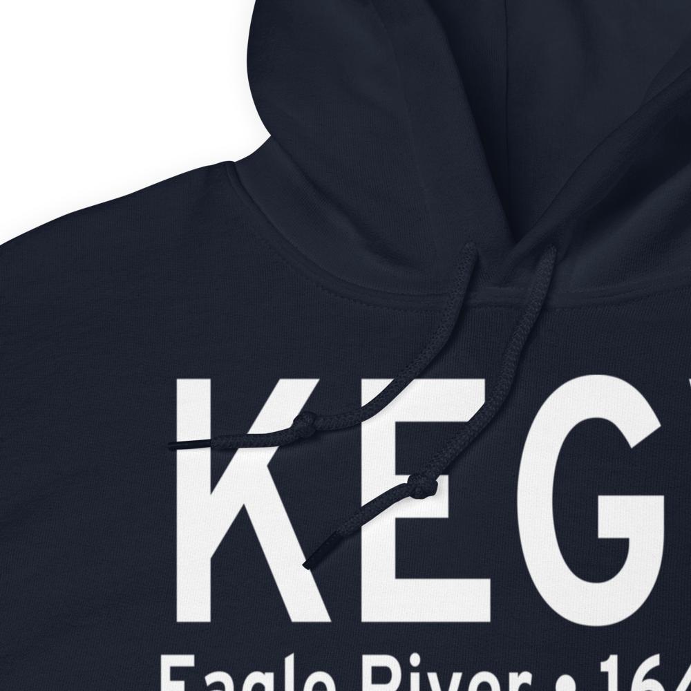 Eagle River Union Airport (KEGV) ICAO Hoodie Sweatshirt 