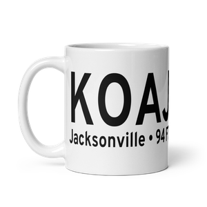 Albert J Ellis Airport (KOAJ) ICAO Mug