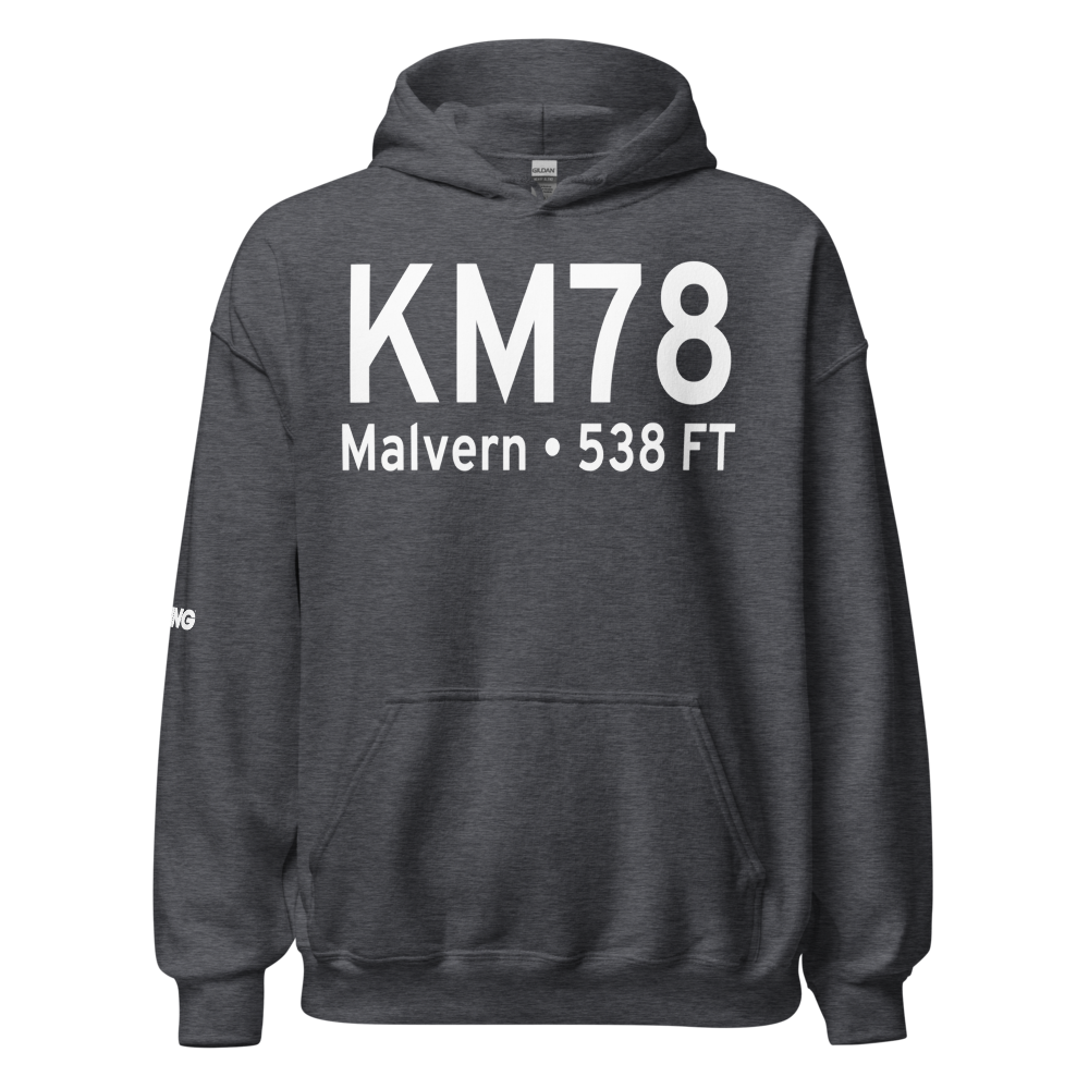 Malvern Municipal Airport (KM78) ICAO Hoodie Sweatshirt 