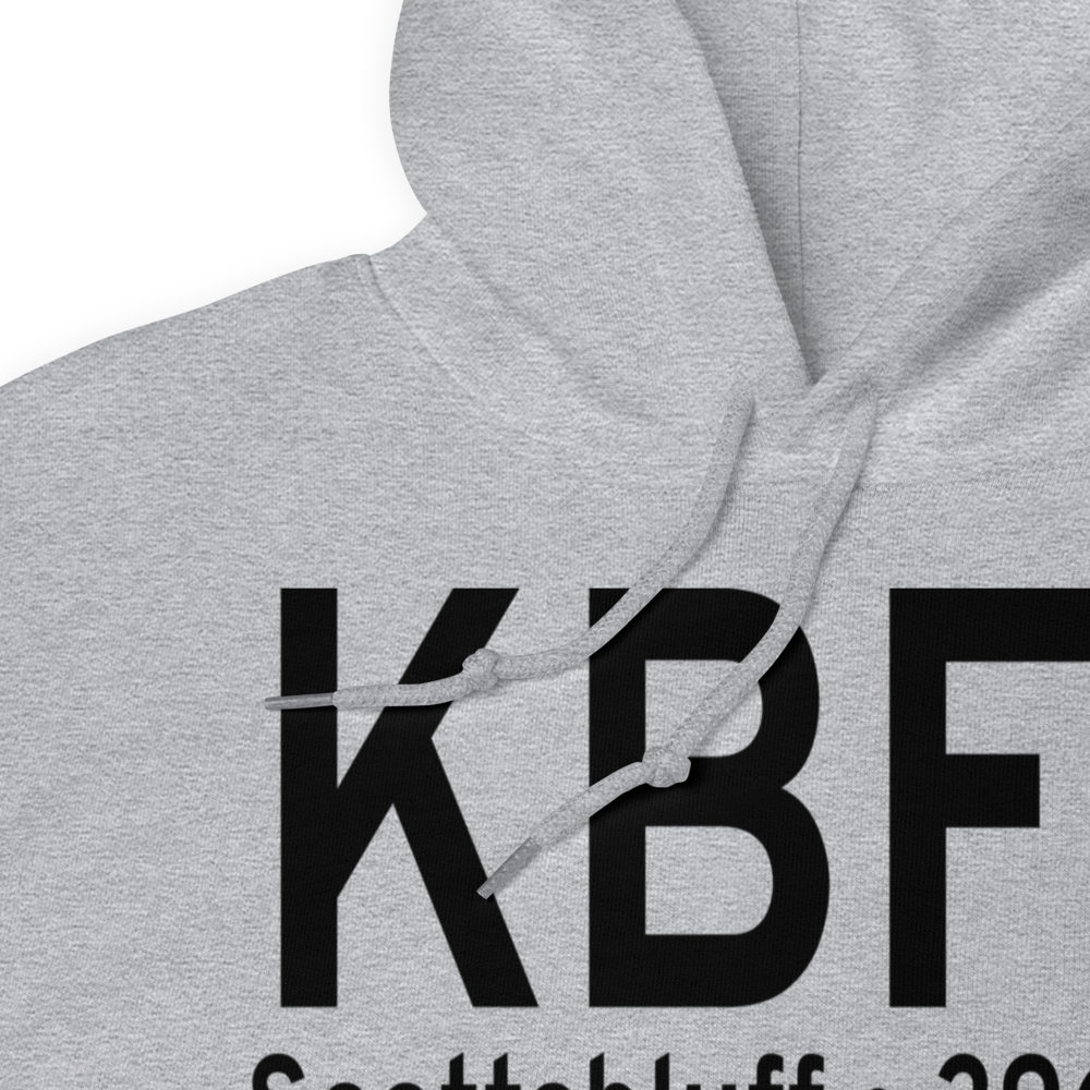 Western Neb. Rgnl/William B. Heilig Airport (KBFF) ICAO Hoodie Sweatshirt 