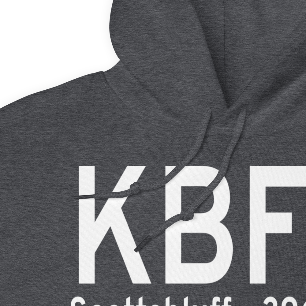 Western Neb. Rgnl/William B. Heilig Airport (KBFF) ICAO Hoodie Sweatshirt 