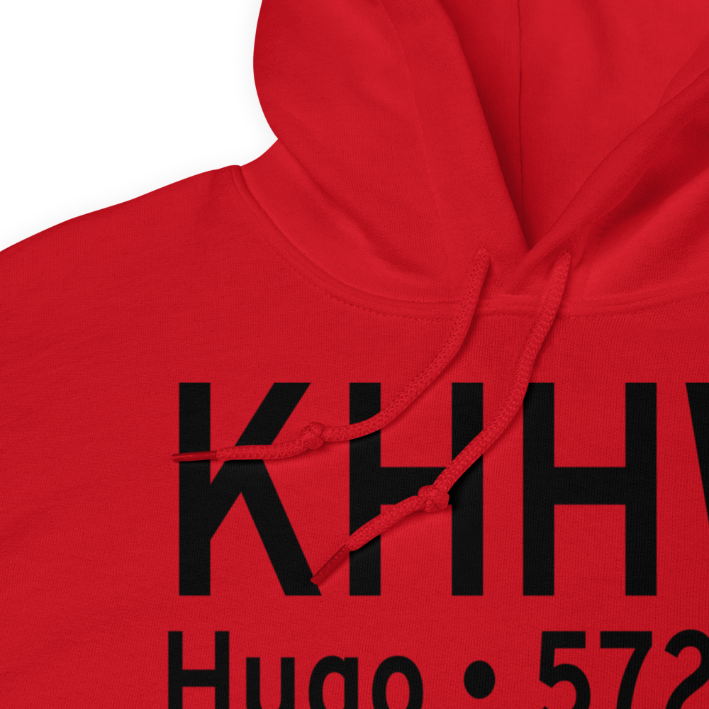 Stan Stamper Municipal Airport (KHHW) ICAO Hoodie Sweatshirt 