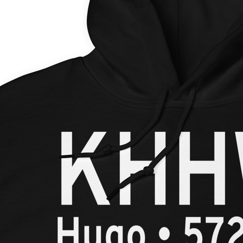 Stan Stamper Municipal Airport (KHHW) ICAO Hoodie Sweatshirt 
