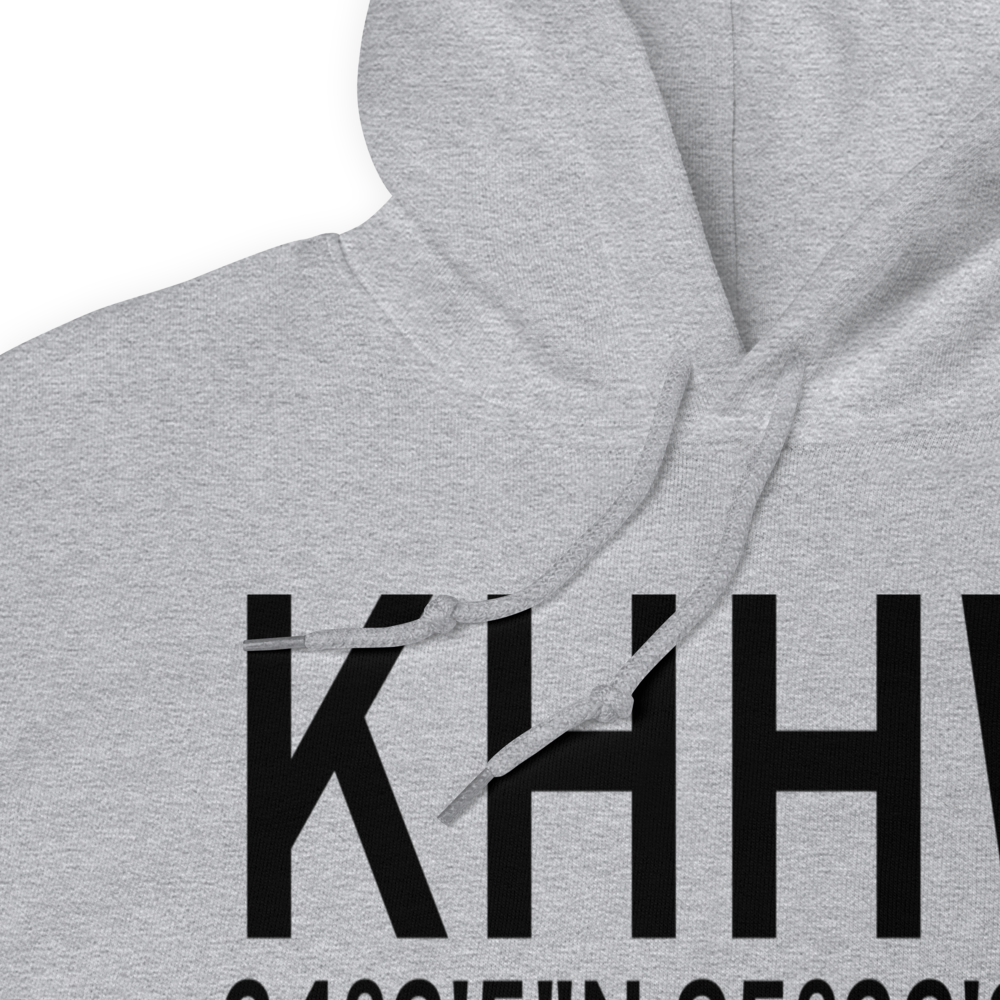 Stan Stamper Municipal Airport (KHHW) ICAO Hoodie Sweatshirt 