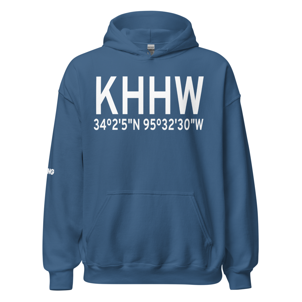 Stan Stamper Municipal Airport (KHHW) ICAO Hoodie Sweatshirt 
