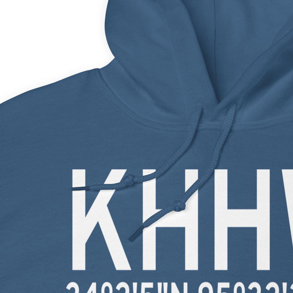 Stan Stamper Municipal Airport (KHHW) ICAO Hoodie Sweatshirt 