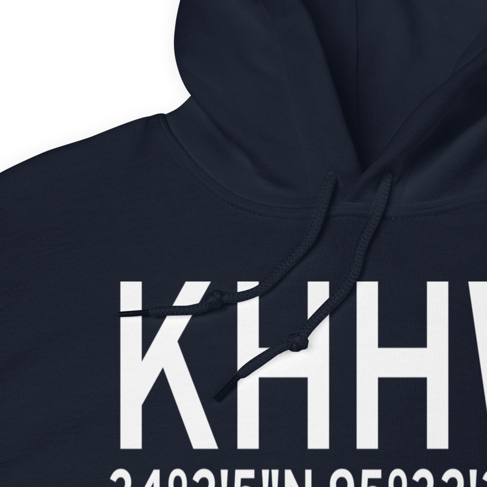 Stan Stamper Municipal Airport (KHHW) ICAO Hoodie Sweatshirt 