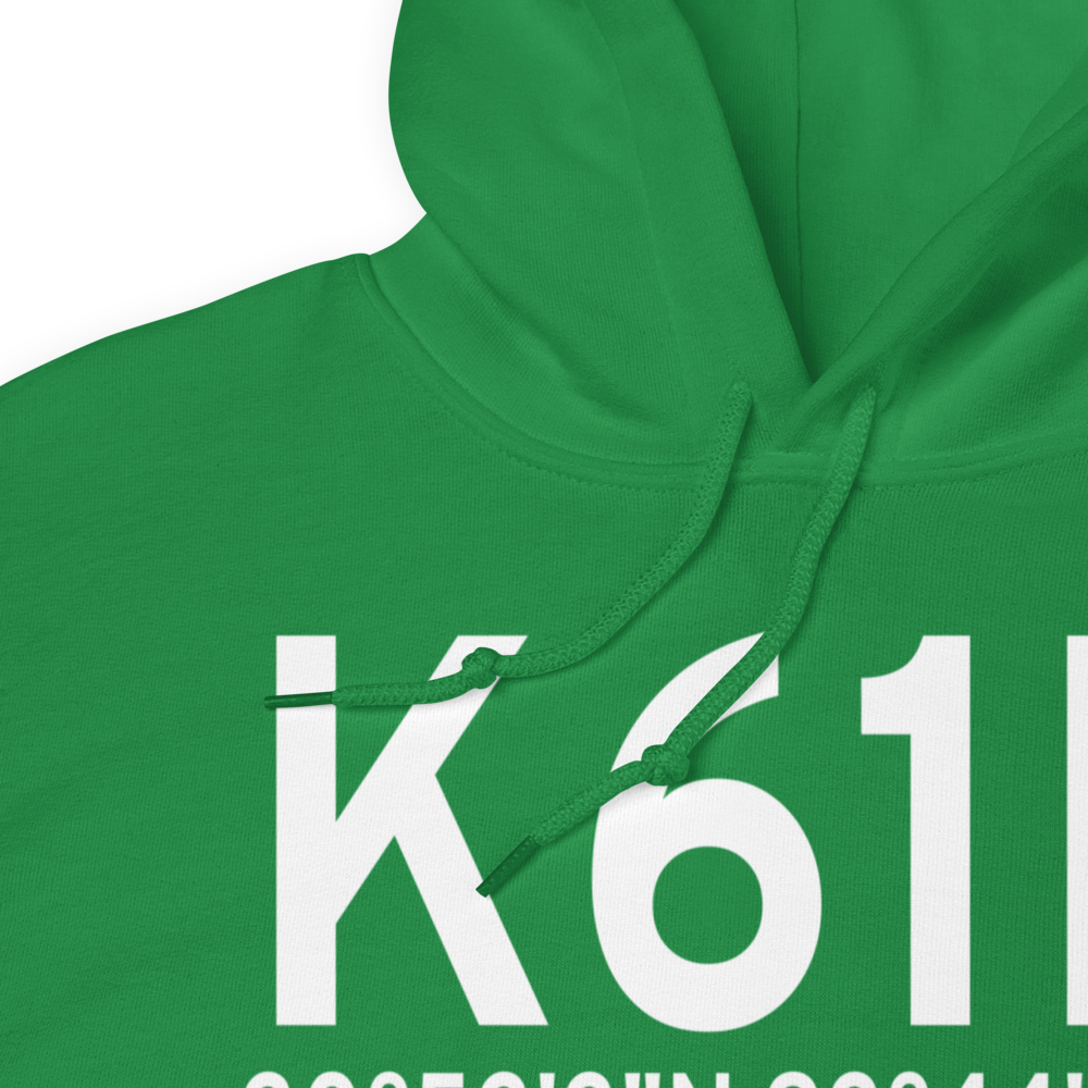 Newton Municipal Airport (K61R) ICAO Hoodie Sweatshirt 