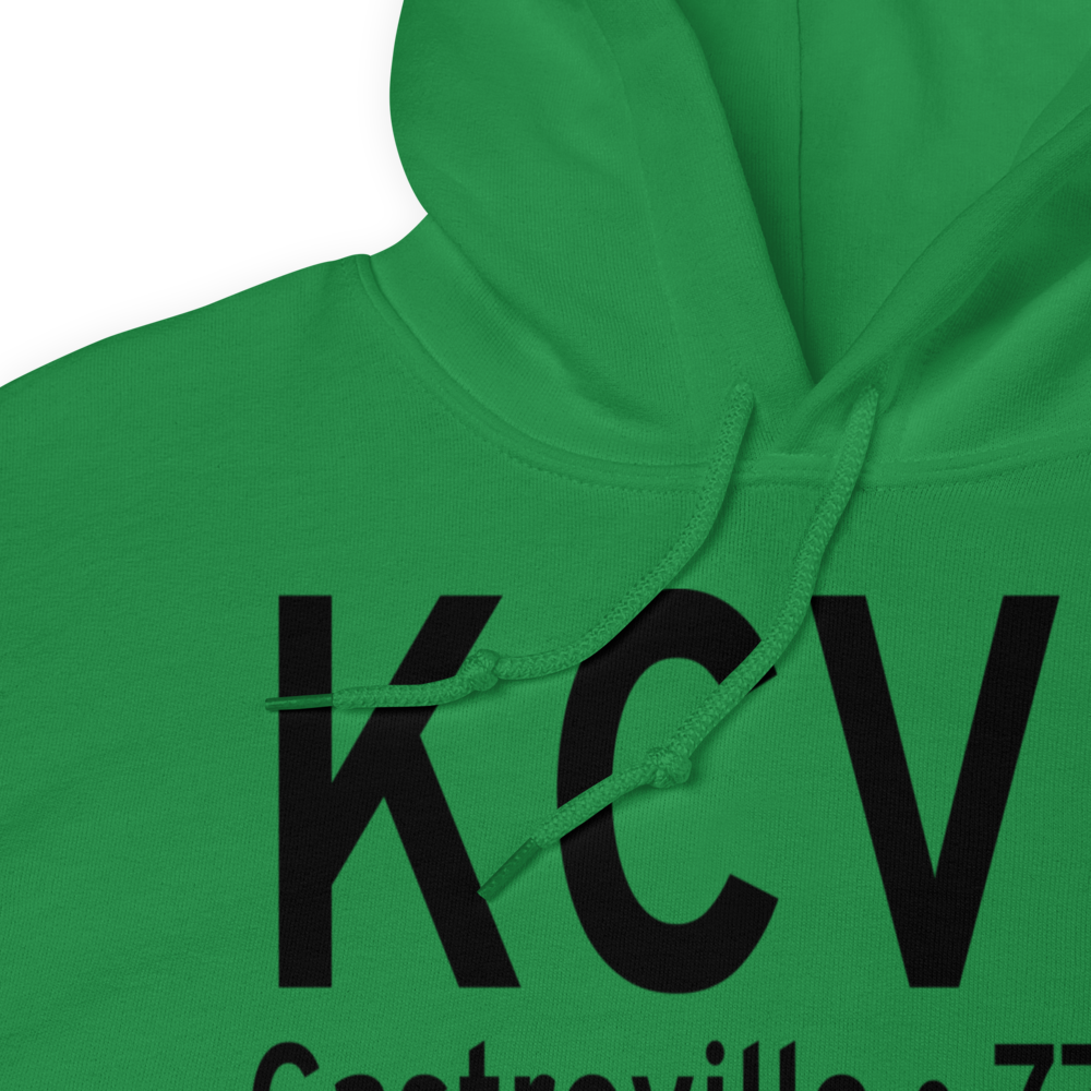 Castroville Municipal Airport (KCVB) ICAO Hoodie Sweatshirt 