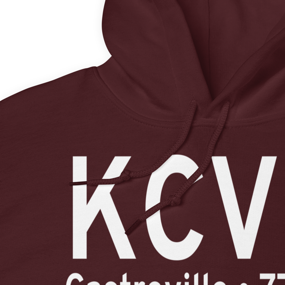 Castroville Municipal Airport (KCVB) ICAO Hoodie Sweatshirt 