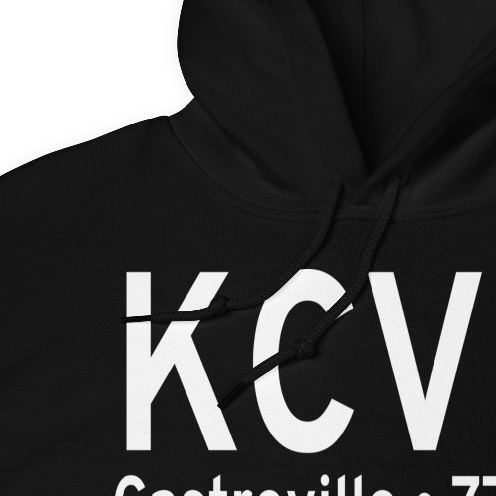 Castroville Municipal Airport (KCVB) ICAO Hoodie Sweatshirt 