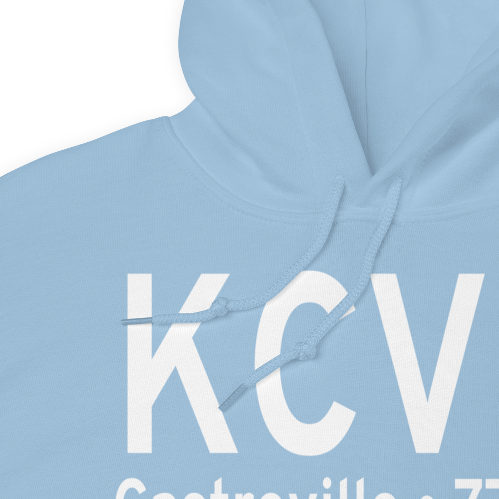 Castroville Municipal Airport (KCVB) ICAO Hoodie Sweatshirt 
