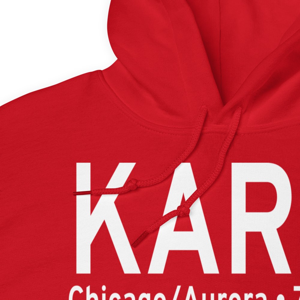 Aurora Municipal Airport (KARR) ICAO Hoodie Sweatshirt 