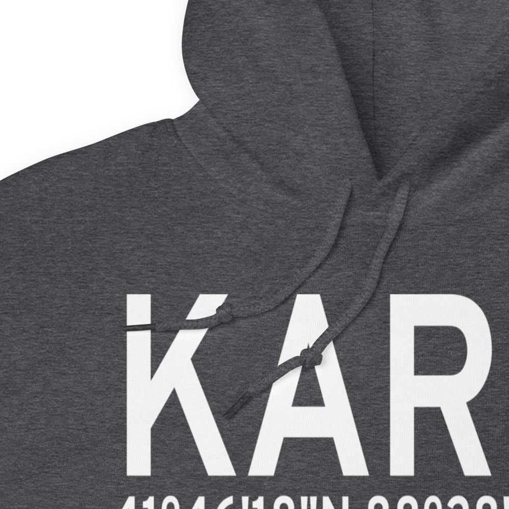 Aurora Municipal Airport (KARR) ICAO Hoodie Sweatshirt 