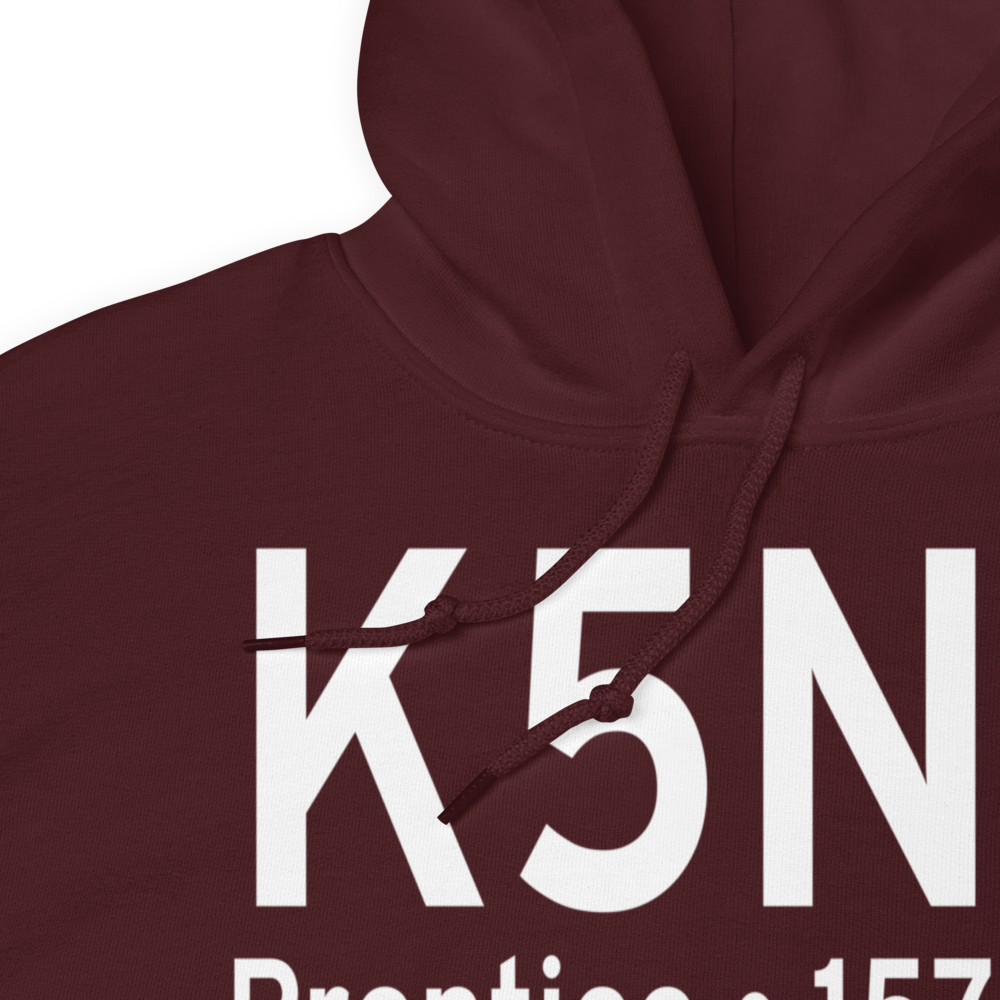 Prentice Airport (K5N2) ICAO Hoodie Sweatshirt 