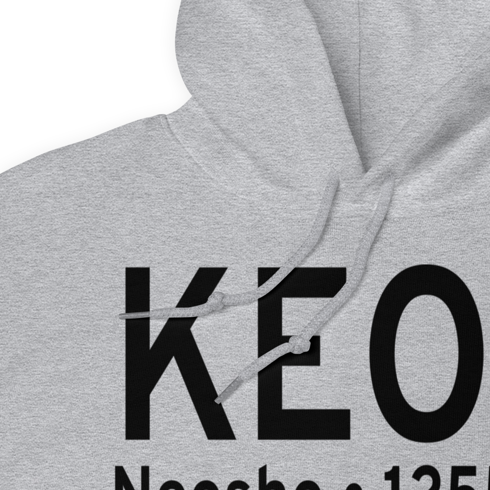 Neosho Hugh Robinson Airport (KEOS) ICAO Hoodie Sweatshirt 