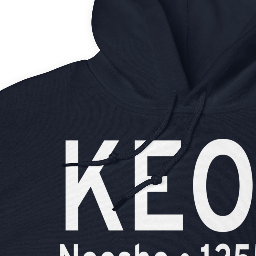 Neosho Hugh Robinson Airport (KEOS) ICAO Hoodie Sweatshirt 