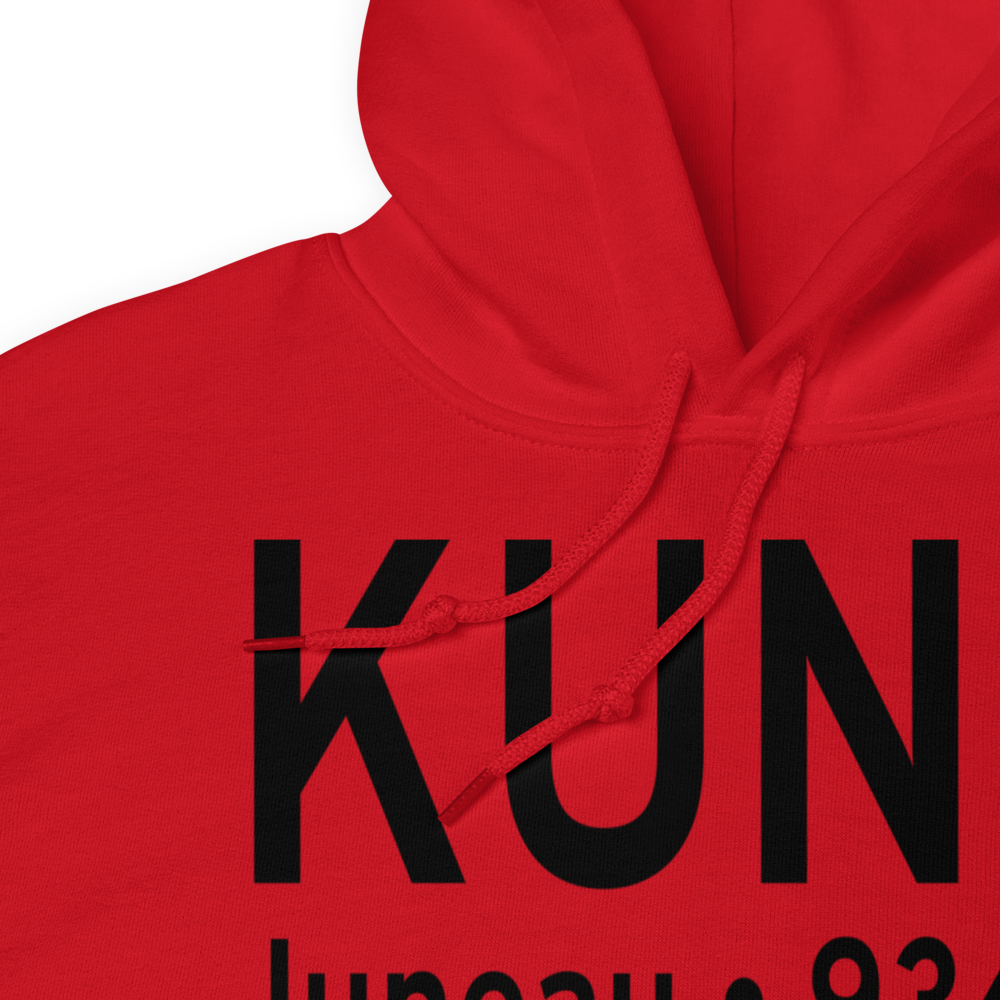 Dodge County Airport (KUNU) ICAO Hoodie Sweatshirt 